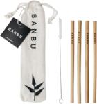 BANBU Újrafelhasználható bambusz szívószál készlet - 1 szett