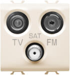 Gewiss Priza TV+FM+SAT 2M Gewiss Chorus Ivory GW11382 (GW11382)