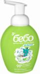 Bebo Детски душ гел на пяна Бебо - С аромат на зелен банан и бамбук, 3+, 300 ml - baby