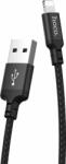hoco. X14 USB-A apa - Lightning apa Adat és töltő kábel - Fekete (1m) (X14_LIGHT_1M_B)