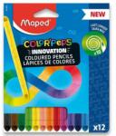 Maped Maped: Color Peps Infinity set de creioane colorate triunghiulare - 12 buc (IMA861600)