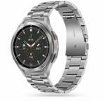  Okosóra fémszíj - Samsung Galaxy Watch6 / Watch6 Classic - ezüst fémszíj - tokgalaxis