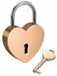 Basi Heart Lock szerelemlakat (rozé)