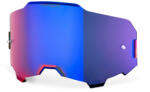 100% Sticlă de iridiu albastru Hiper pentru ochelari 100% ARMEGA (AIM152-244)