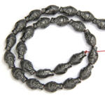  Hematit Gri Cap de Buddha Margele pietre Semipretioase pentru Bijuterii 14x9x7 mm - 1 Buc