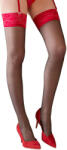 Cottelli Collection - harisnya piros csipkés (fekete) (25403551661) - padlizsan