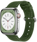 BSTRAP Denim curea pentru Apple Watch 42/44/45mm, olive green (SAP015C16)