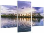 Mivali Tablou cu lac, din trei bucăți 90x60 cm (V020345V90603PCS)