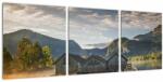 Mivali Tablou cu lac, din trei bucăți 90x30 cm (V021269V9030)