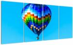 Mivali Tablou - Balon cu aer cald, din patru bucăți 160x80 cm (V021508V16080)
