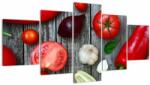 Mivali Tablou cu legume, din cinci bucăți 150x80 cm (V020297V150805PCS)