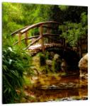 Mivali Tablou - Pod prin râu, dintr-o bucată 30x30 cm (V022194V3030)