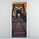 Mivali Fototapet pentru ușă - Pod de cale ferată (D020384D95205)