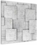 Mivali Tablou - Abstracție cu faianță de beton, dintr-o bucată 70x70 cm (V021997V7070)