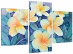 Mivali Tablou - Tufe tropicale, din trei bucăți 90x60 cm (V022834V90603PCS)