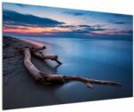 Mivali Tablou cu plaja în apus de soare, dintr-o bucată 120x80 cm (V020947V12080)
