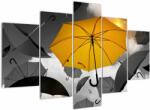 Mivali Tablou - Umbrelă galbenă, din cinci bucăți 150x105 cm (V022720V150105)