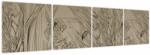 Mivali Tablou - Contururile plantelor, din patru bucăți 160x40 cm (V024087V16040)