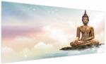Mivali Tablou - Buddha care supraveghează pământul, dintr-o bucată 250x125 cm (V023299V250125)
