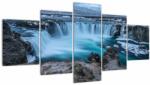 Mivali Tablou - Priveliște la cascade, din cinci bucăți 150x80 cm (V022555V150805PCS)