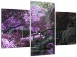 Mivali Tablou -cu grădina violetă, din trei bucăți 90x60 cm (V021406V90603PCS)