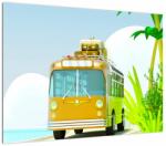 Mivali Tablou pe sticlă - Excursie tropicală, dintr-o bucată 70x50 cm pe sticlă (V023291V7050GD)