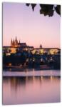Mivali Tablou cu palatul din Praga și Vltava, dintr-o bucată 20x30 cm (V020901V2030)