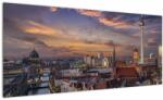 Mivali Tablou - Apus de soare în Berlin, dintr-o bucată 100x40 cm (V022965V10040)