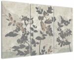Mivali Tablou - Frunze texturate, din trei bucăți 120x80 cm (V022795V120803PCS)