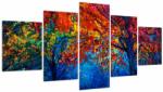 Mivali Tablou cu pictura naturii (cu ceas), din cinci bucăți 150x80 cm cu ceas (V020721V15080C)