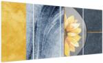 Mivali Tablou - Forme și flori, din patru bucăți 160x80 cm (V024030V16080)