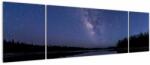Mivali Tablou cu cerul nocturn, din trei bucăți 170x50 cm (V021387V17050)
