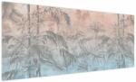 Mivali Tablou - Plante tropicale pe perete, dintr-o bucată 250x125 cm (V022877V250125)