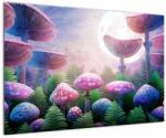 Mivali Tablou - Ciuperci sub lună plină, dintr-o bucată 90x60 cm (V022921V9060)