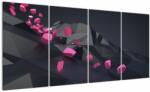 Mivali Tablou 3D abstracție, din patru bucăți 160x80 cm (V021021V16080)