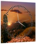 Mivali Tablou naturii cu apus de soare (cu ceas), dintr-o bucată 30x30 cm cu ceas (V020383V3030C)