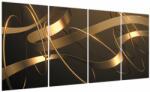Mivali Tablou - Panglici de bronz, din patru bucăți 160x80 cm (V023598V16080)