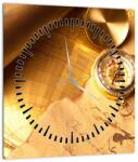 Mivali Tablou - Harta spre comoară (cu ceas), dintr-o bucată 30x30 cm cu ceas (V023313V3030C)
