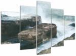 Mivali Tablou - puterea apei, din cinci bucăți 150x105 cm (V020246V150105)