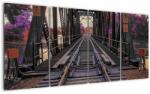 Mivali Tablou cu pod de cale ferată, din patru bucăți 160x80 cm (V020384V16080)