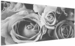 Mivali Tablou - Trandafir, alb-negru, dintr-o bucată 250x125 cm (V024126V250125)