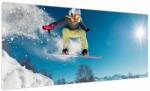 Mivali Tablou - Snowboarder, dintr-o bucată 100x40 cm (V023875V10040)
