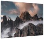 Mivali Tablou - Dolomiți Italieni ascunși în ceață, dintr-o bucată 70x50 cm (V021678V7050)
