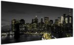 Mivali Tablou cu metropolă nocturnă, dintr-o bucată 250x125 cm (V022108V250125)