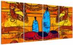 Mivali Tablou - Pictură străveche, din patru bucăți 160x80 cm (V021936V16080)
