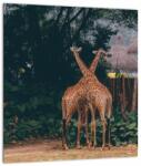 Mivali Tablou cu două girafe, dintr-o bucată 30x30 cm (V021381V3030)