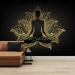 Mivali Fototapet - Siluetă într-o floare de lotus, vlies, 196x136 cm (T100598TQ4)