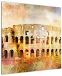 Mivali Tablou - Pictură digitală, Colosseum, Roma, Italia, dintr-o bucată 70x70 cm (V023160V7070)