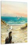 Mivali Tablou - Plaja cu nisip, dintr-o bucată 30x40 cm (V022996V3040)