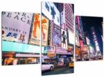 Mivali Tablou - New York Theather District, din trei bucăți 90x60 cm (V021574V90603PCS)